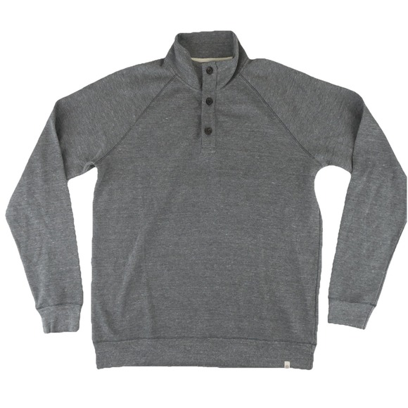 Ag Adriano Goldschmied Other - Adriano‎ Goldschmied AG 1/4 Button Pullover Sweater Men's Medium Gray